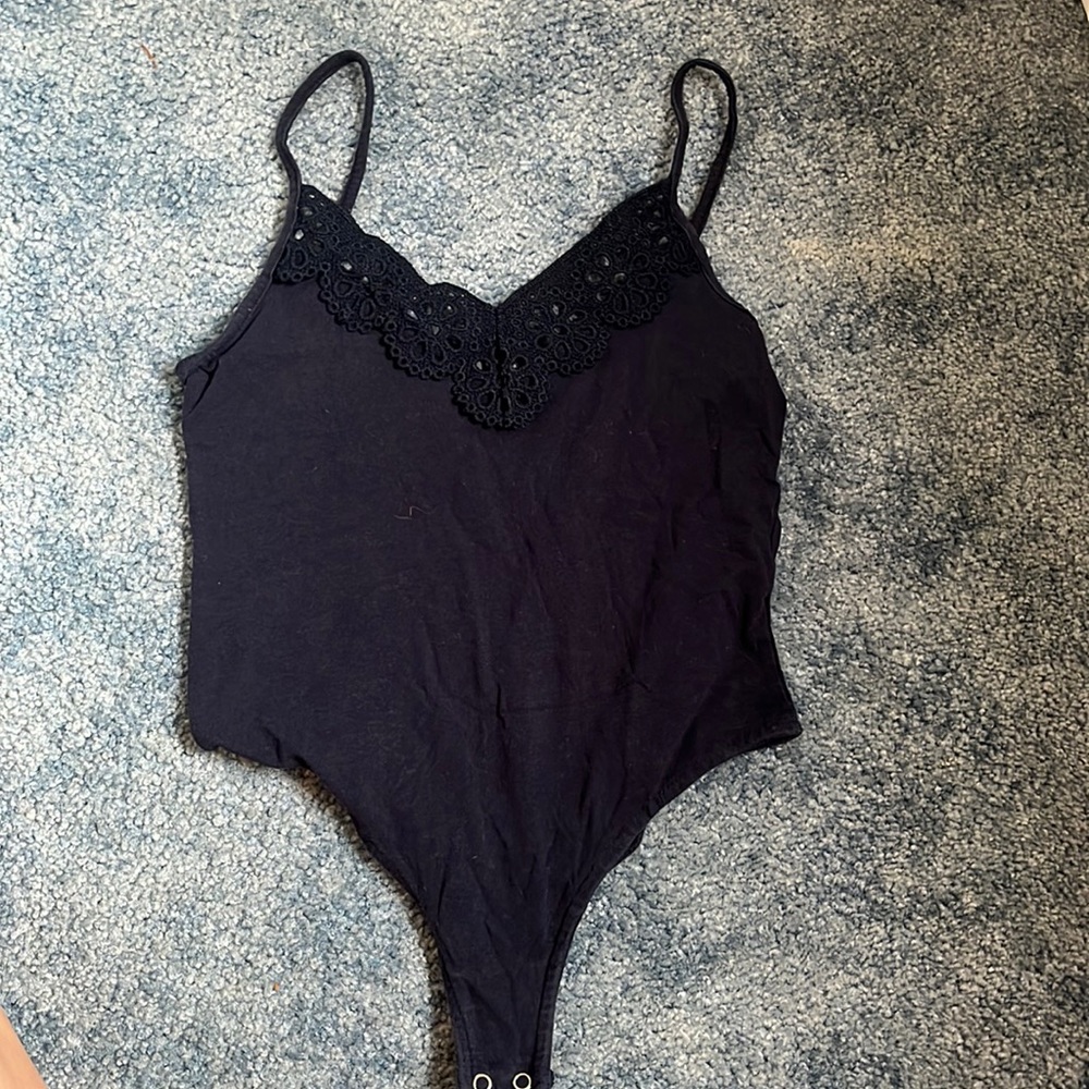 Navy Body Suit